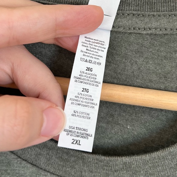 Bella+Canvas Funny "Take a Hike" Crew-Neck Tee Dark Green Top Black Design 2XL - Picture 10 of 12